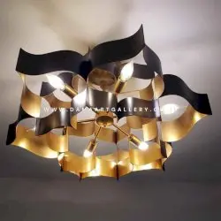 Lampu Gantung Chandelier Tembaga Kuningan